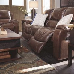 Signature Design By Ashley® Rackingburg - Reclining Sofa, Reclining Loveseat
