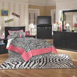 Ashley Furniture Nightstands Maribel - Black - One Drawer Night Stand