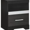 Ashley Furniture Nightstands Starberry - Black - One Drawer Night Stand