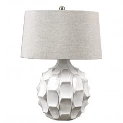 Uttermost Guerina Scalloped White Lamp Accessories