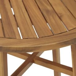 Ashley Furniture Vallerie - Brown - Chairs W/cush/table Set (3/cn) Outdoor Sets