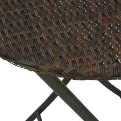 Ashley Furniture Outdoor Sets Anchor - Brown - Chairs W/cush/table Set (3/cn)
