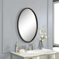 Uttermost Sherise Bronze Oval Mirror Accessories