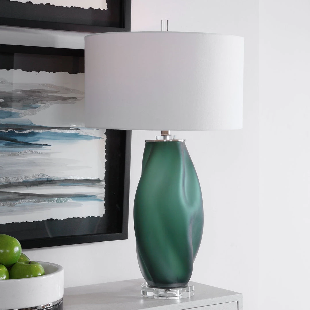 Uttermost Esmeralda Green Glass Table Lamp Accessories 7 Uttermost Esmeralda Green Glass Table Lamp Accessories