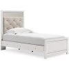 Ashley Furniture Altyra - White - Twin Uph Panel Headboard