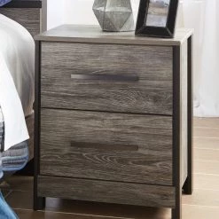 Ashley Furniture Nightstands Cazenfeld - Black/gray - Two Drawer Night Stand 13 Ashley Furniture Nightstands Cazenfeld - Black/gray - Two Drawer Night Stand