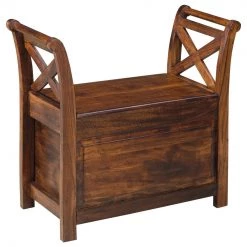 Ashley Furniture Abbonto - Warm Brown - Bench Benches