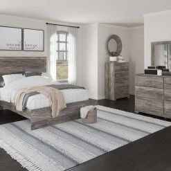 Signature Design By Ashley® Ralinksi - Gray - Full Panel Bed