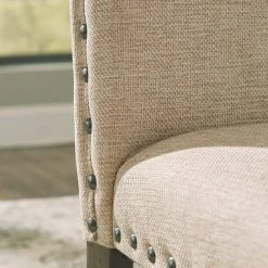 Signature Design By Ashley® Rokane - Ultimate Best In Class Rectangular Dining Room Extension Table, 4 Upholstered Side Chairs