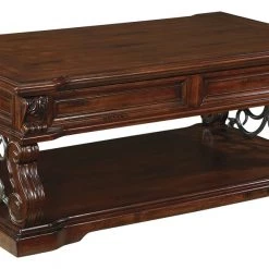 Ashley Furniture Alymere - Rustic Brown - Lift Top Cocktail Table