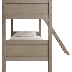 Ashley Furniture Lettner - Light Gray - Twin/twin Bunk Bed W/ladder Beds