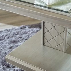 Ashley Furniture Chevanna - Platinum - Sofa Table Tables 11 Ashley Furniture Chevanna - Platinum - Sofa Table Tables