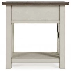 Ashley Furniture Bolanburg - White / Brown / Beige - Chair Side End Table