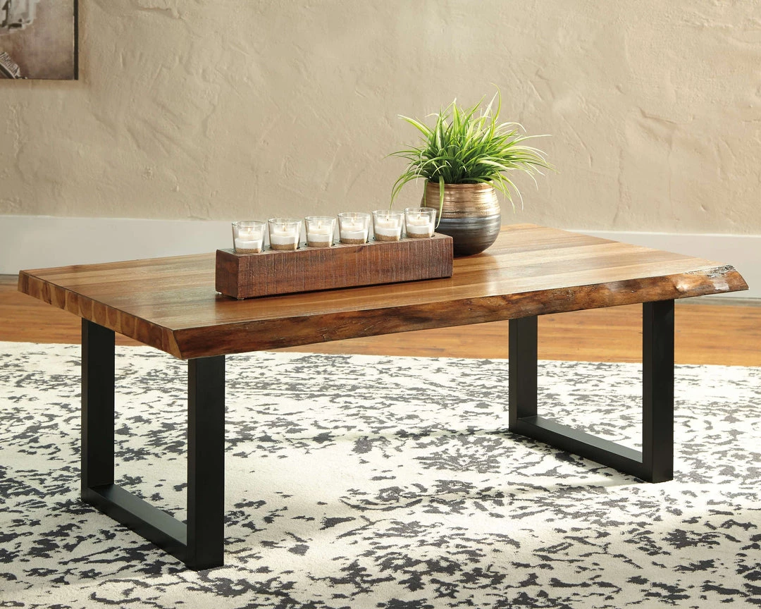 Ashley Furniture Brosward - Black / Gray - Rectangular Cocktail Table 4 Ashley Furniture Brosward - Black / Gray - Rectangular Cocktail Table