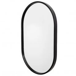 Uttermost Varina Minimalist Black Oval Mirror Accessories