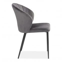 Moe's Home Collection Chairs Mags Dining Chair Dark Grey-m2