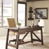 Signature Design By Ashley® Baldridge - Rustic Brown - 2 Pc. - Large Leg Desk, Upholstered Swivel Desk Chair