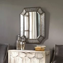Accessories Uttermost Elliot Distressed Aluminum Mirror
