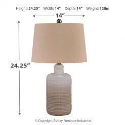 Ashley Furniture Marnina - Ceramic Table Lamp (2/CN)