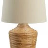 Ashley Furniture Kerrus - Brown - Rattan Table Lamp (1/cn) Accessories