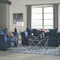 Ashley Furniture Darcy - Loveseat Contemporary - Stationary Loveseats 101 Ashley Furniture Darcy - Loveseat Contemporary - Stationary Loveseats