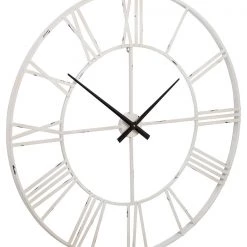 Ashley Furniture Paquita - Antique White - Wall Clock Accessories