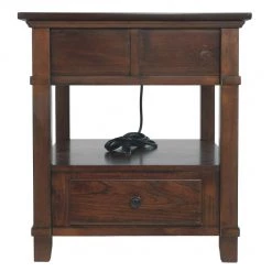 Ashley Furniture Gately - Brown Light - Rectangular End Table