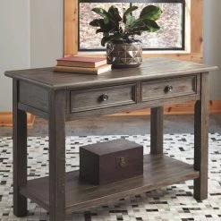Ashley Furniture Tables Wyndahl - Rustic Brown - Sofa Table 8 Ashley Furniture Tables Wyndahl - Rustic Brown - Sofa Table