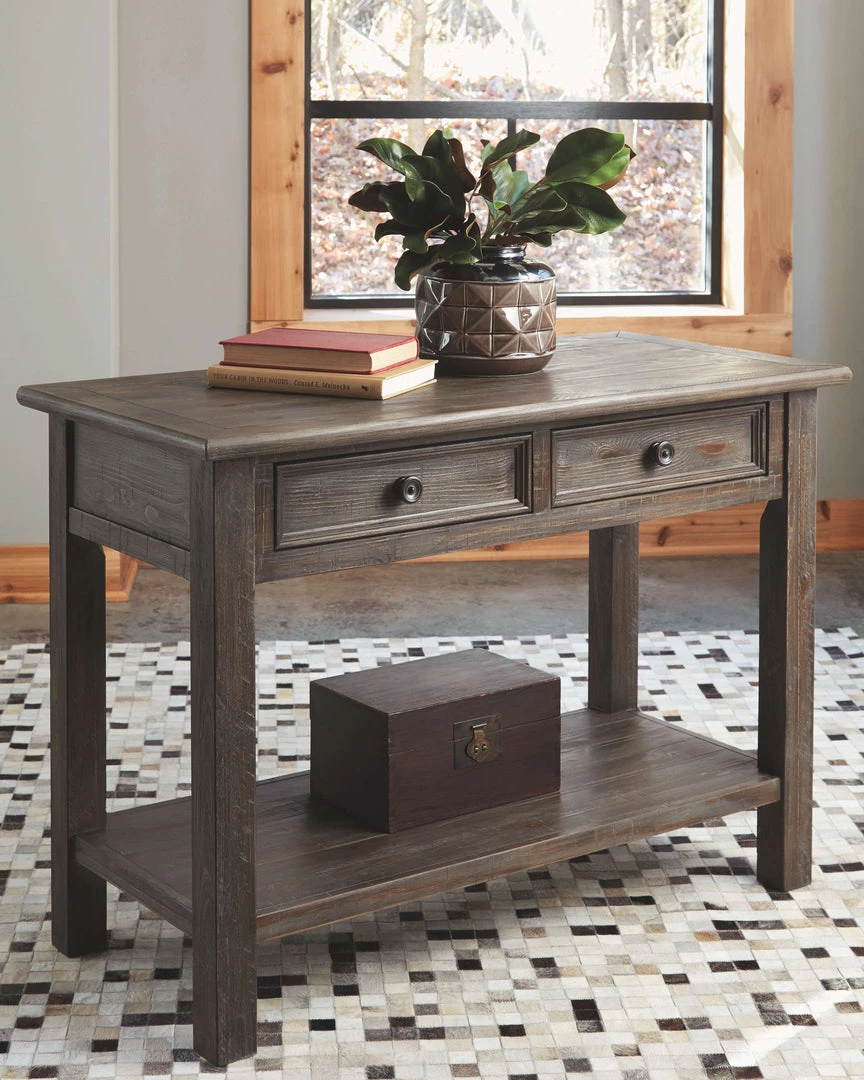 Ashley Furniture Tables Wyndahl - Rustic Brown - Sofa Table 5 Ashley Furniture Tables Wyndahl - Rustic Brown - Sofa Table