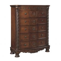 Ashley Furniture North - Dark Brown - Chest Chests