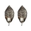 Accessories Uttermost Zelkova Leaf Wall Sconces S/2