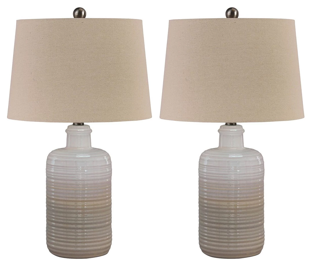 Ashley Furniture Marnina - Ceramic Table Lamp (2/CN) 3 Ashley Furniture Marnina - Ceramic Table Lamp (2/CN)