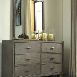 Ashley Furniture Arnett - Gray - Dresser, Mirror Dressers
