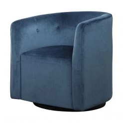 Uttermost Mallorie Blue Swivel Chair Chairs