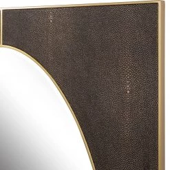 Accessories Uttermost Cyprus Gray Shagreen Mirror