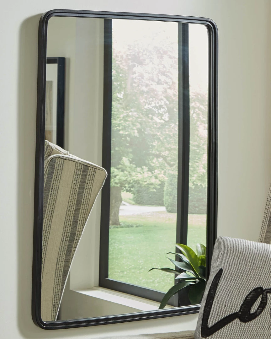 Signature Design By Ashley® Brocky - Black - Accent Mirror Accessories 4 Signature Design By Ashley® Brocky - Black - Accent Mirror Accessories