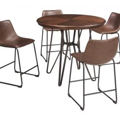 Ashley Furniture Centiar - Dark Brown - Round Drm Counter Table Tables 12 Ashley Furniture Centiar - Dark Brown - Round Drm Counter Table Tables
