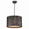 Uttermost Alita Aged Black Drum Pendant 1 Uttermost Alita Aged Black Drum Pendant