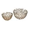 Moe's Home Collection Nest Bowls Silver Set Of 2 2 Moe's Home Collection Nest Bowls Silver Set Of 2