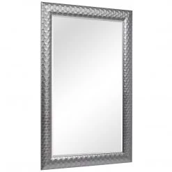 Uttermost Caldera Textured Gray Mirror