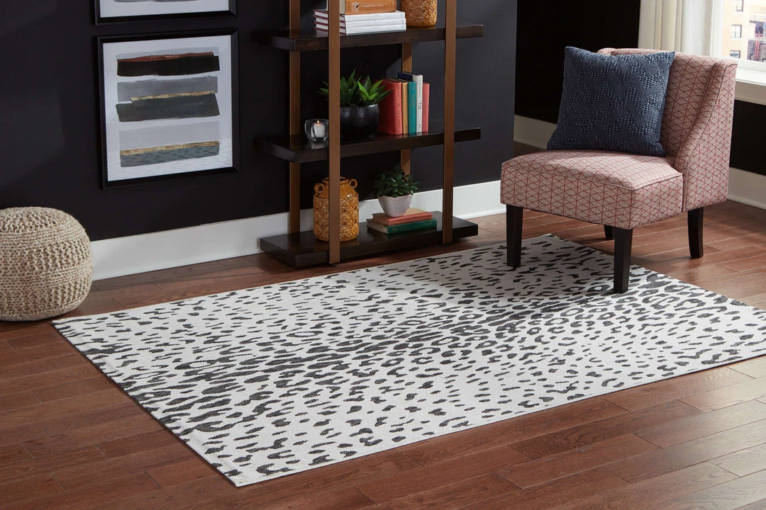 Ashley Furniture Samya - Black/white/gray - Medium Rug 6 Ashley Furniture Samya - Black/white/gray - Medium Rug