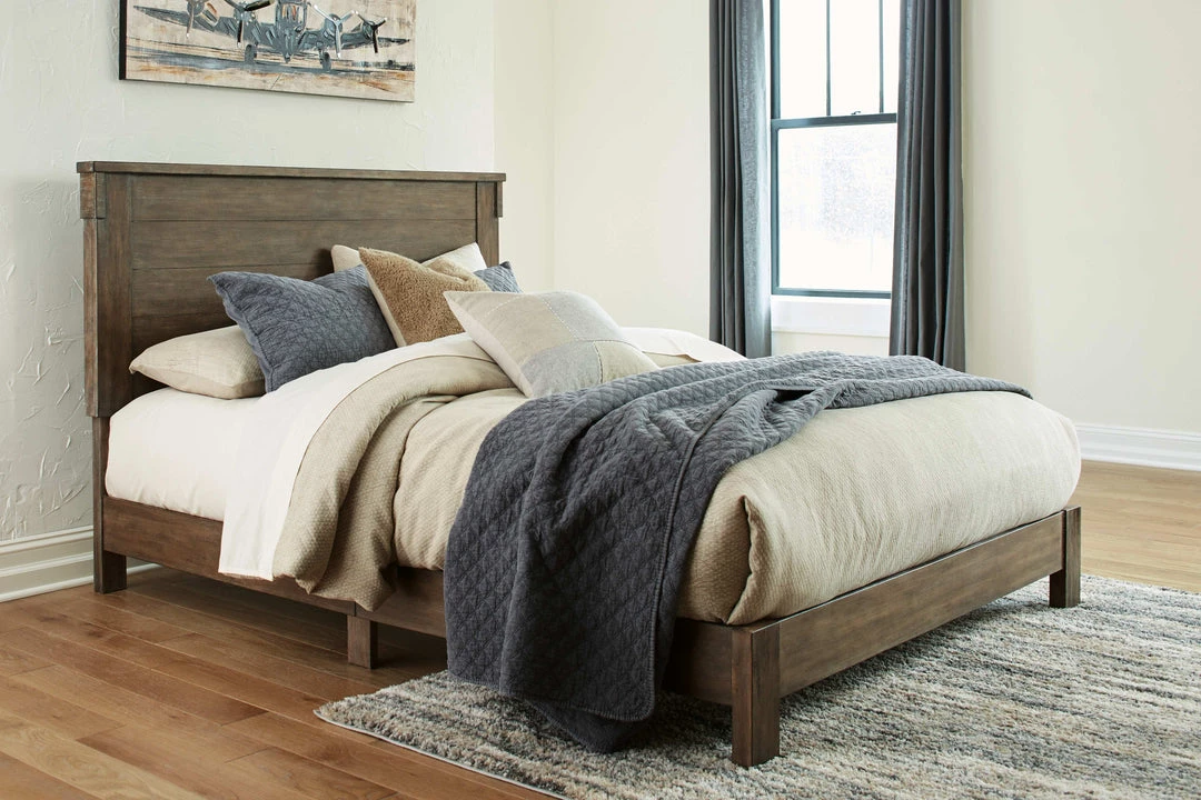 Ashley Furniture Beds Shamryn - Grayish Brown - King Panel Bed 6 Ashley Furniture Beds Shamryn - Grayish Brown - King Panel Bed
