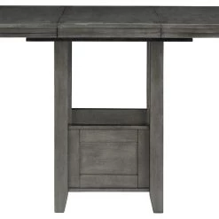 Ashley Furniture Hallanden - Gray - Rect Drm Counter Ext Table Tables