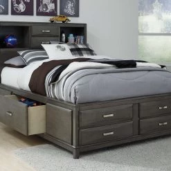 Signature Design By Ashley® Caitbrook - Gray - Full Storage Bed Beds
