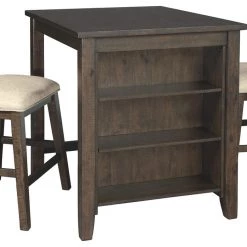 Ashley Furniture Rokane - Light Brown - Rect Drm Counter Tbl Set(3/cn) Dining Room Sets 16 Ashley Furniture Rokane - Light Brown - Rect Drm Counter Tbl Set(3/cn) Dining Room Sets