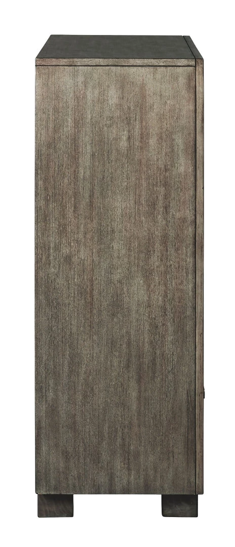 Ashley Furniture Arnett - Gray - Five Drawer Chest 7 Ashley Furniture Arnett - Gray - Five Drawer Chest