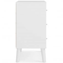 Ashley Furniture Piperton - Brown / White - Three Drawer Chest Chests