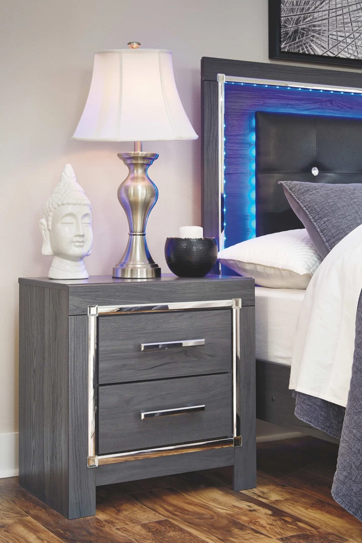 Ashley Furniture Lodanna - Gray - Two Drawer Night Stand 10 Ashley Furniture Lodanna - Gray - Two Drawer Night Stand