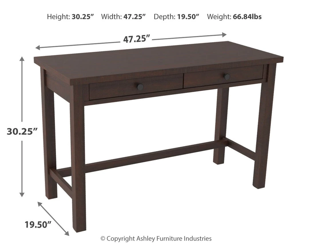 Ashley Furniture Camiburg - Warm Brown - Home Office Desk - Standalone Desks 3 Ashley Furniture Camiburg - Warm Brown - Home Office Desk - Standalone Desks