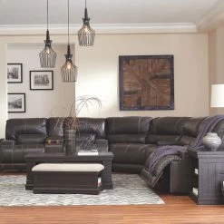 Ashley Furniture Reclining Furniture Mccaskill - Gray - Dbl Rec Loveseat W/console 12 Ashley Furniture Reclining Furniture Mccaskill - Gray - Dbl Rec Loveseat W/console